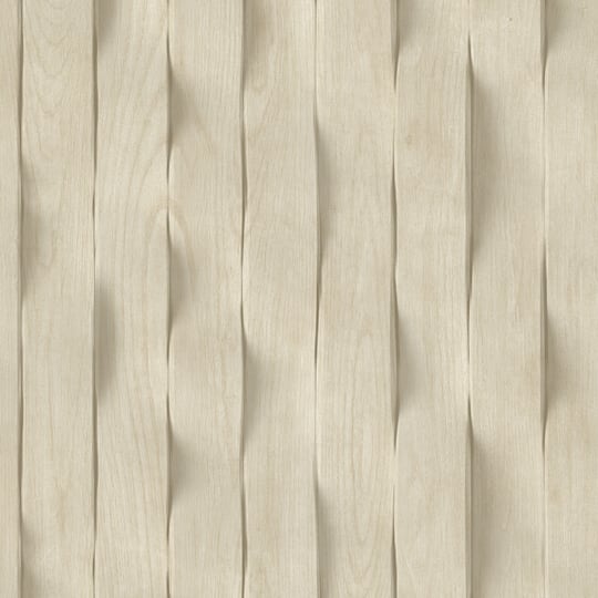 Designs Direct Wavy Wood Slats Wallpaper